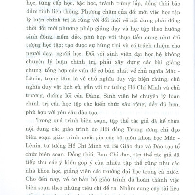 Combo Giáo Trình Kinh Tế Chính Trị Mác - Lênin + Giáo Trình Chủ Nghĩa Xã Hội Khoa Học (Dành Cho Bậc Đại Học Hệ Không Chuyên Lý Luận Chính Trị) - Bộ mới năm 2021