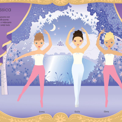 Sticker Dolly Dressing Dancers