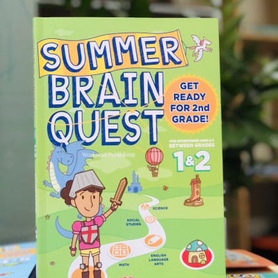 Sách summer brain quest phát triển tư duy iq cho bé - tiếng anh, 5 cuốn ( 5 - 10 tuổi )