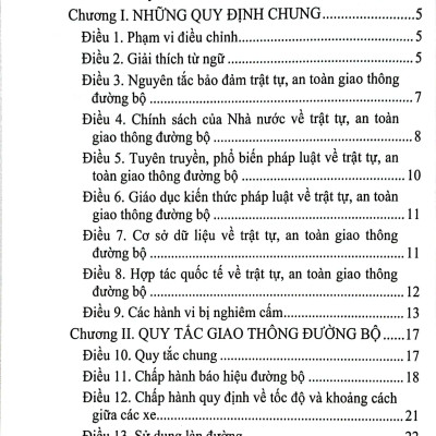 Sách - Luật Trật Tự, An Toàn Giao Thông Đường Bộ (Được Quốc Hội Thông Qua Ngày 27-6-2024, Có Hiệu Lực Từ Ngày 01-01-2025)
