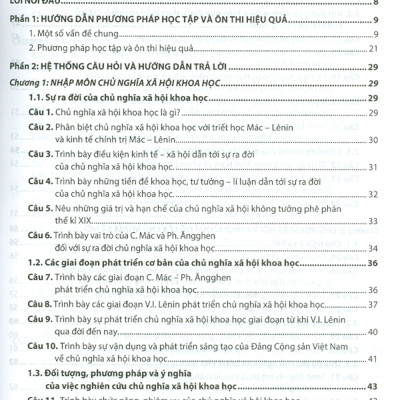 Hướng Dẫn Ôn Thi Hiệu Quả Môn Chủ Nghĩa Xã Hội Khoa Học (Dùng Cho Sinh Viên Đại Học Không Chuyên Lí Luận Chính Trị)
