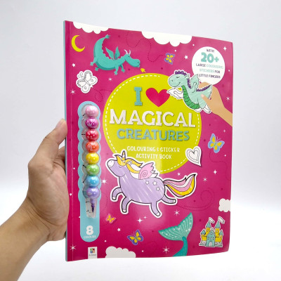I Love Magical Creatures: Colouring & Activity Book