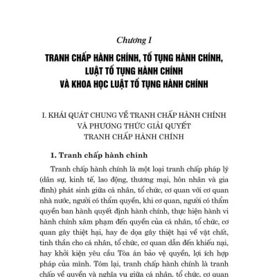 Hướng dẫn môn học Luật tố tụng hành chính - bản in 2024