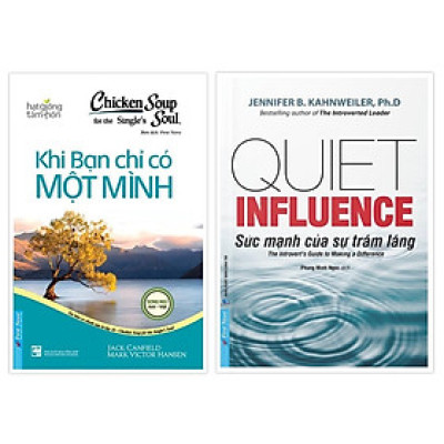 Combo Chicken Soup For Single’s Soul 16  Khi Bạn Chỉ Có Một Mình + Sức Mạnh Của Sự Trầm Lắng  - Bản Quyền