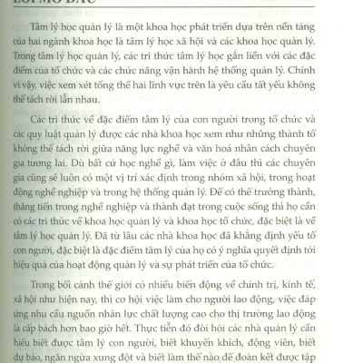Giáo Trình Tâm Lý Học Quản Lý (Tái bản lần 2 năm 2024) -  Nguyễn Hữu Thụ chủ biên