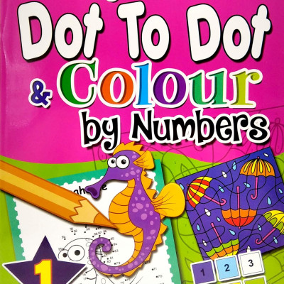 My Little Hands: Dot To Dot & Colour By Numbers Book 1