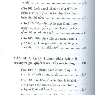 Hướng Dẫn Ôn Tập Luật Môi Trường - Dùng Cho Hệ Đào Tạo Cử Nhân Và Thạc Sĩ Các Chuyên Ngành Thuộc Lĩnh Vực Khoa Học Pháp Lý 