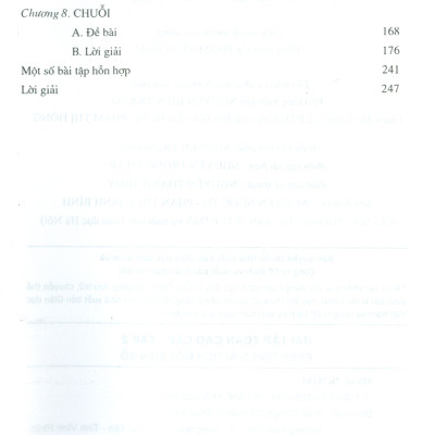 Bài Tập Toán Học Cao Cấp - Tập Hai: Phép Tính Giải Tích Một Biến Số (Tái bản lần thứ mười bảy, năm 2023)