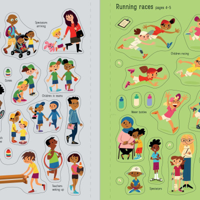 First Sticker Book Sports Day