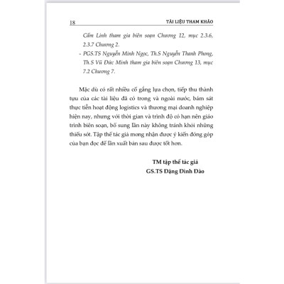 Giáo trình Quản trị hoạt động Logistics và thương mại doanh nghiệp (14)