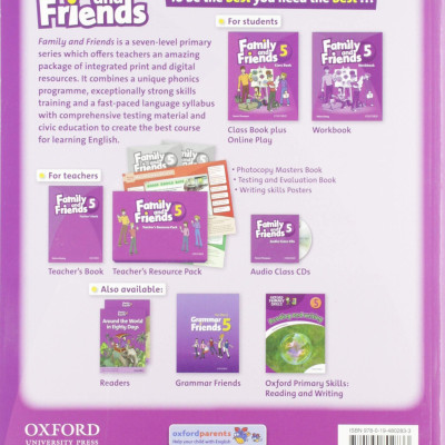 Family and Friends 5 Class Book (without MultiROM) (British English Edition)