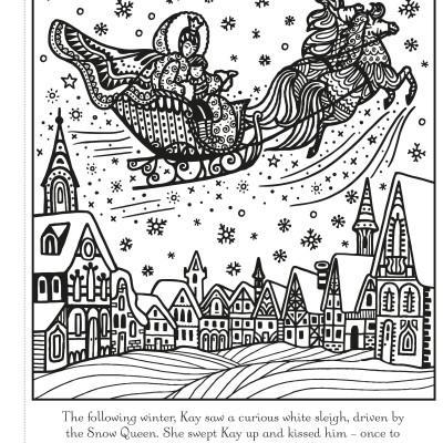 Snow Queen Magic Painting Book