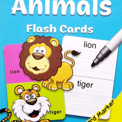 Write & Wipe Flash Cards - Animals