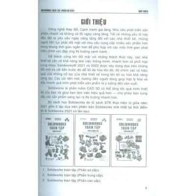Combo 2 cuốn Solidworks Toàn Tập (Phần Sơ Cấp Và Phần Trung Cấp )