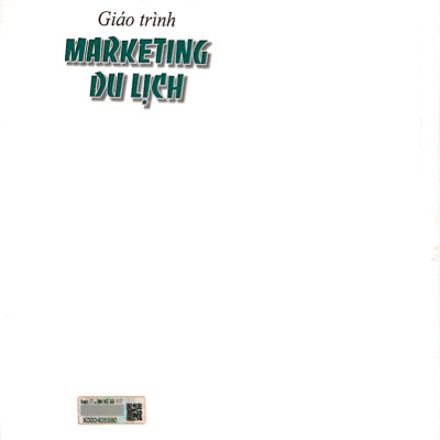 Giáo trình Marketing Du Lịch