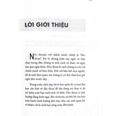 Bí Kíp Độc Thoại - Self Talk - Vanlangbooks