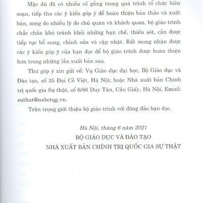 Giáo Trình Lịch Sử Đảng Cộng Sản Việt Nam + Giáo Trình Chủ Nghĩa Xã Hội Khoa Học (Dành Cho Bậc Đại Học Hệ Không Chuyên Lý Luận Chính Trị) - Bộ mới năm 2021