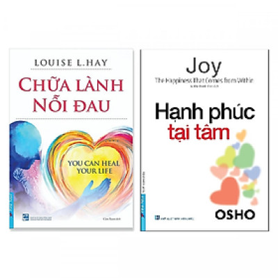 Combo 2 cuốn nghệ thuật sống đẹp : Chữa Lành Nỗi Đau + Hạnh Phúc Tại Tâm - First News