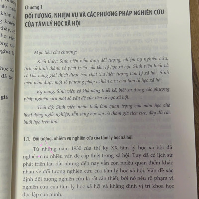 Sách - Giáo Trình Tâm Lý Học Xã Hội