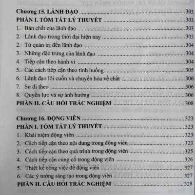 Quản Trị Học - Tóm Tắt Lý Thuyết Và Câu Hỏi Trắc Nghiệm