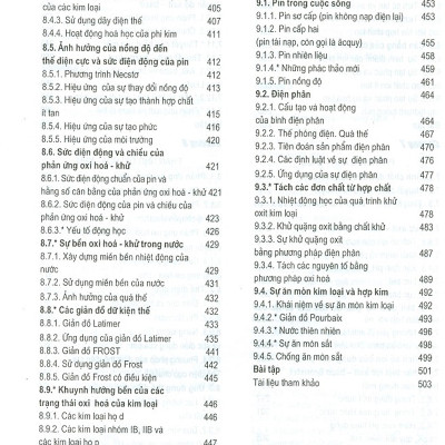 Cơ Sở Lí Thuyết Các Phản Ứng Hóa Học - TB lần 10 năm 2022