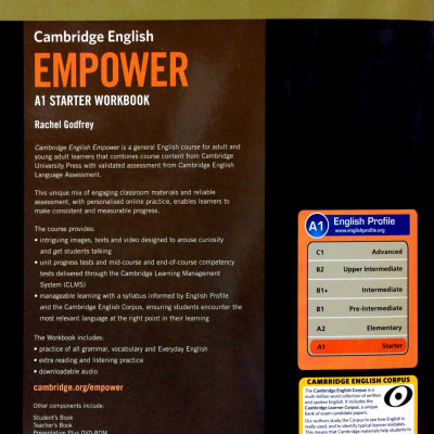 Cambridge English Empower Starter Workbook With Answers With Downloadable Audio
