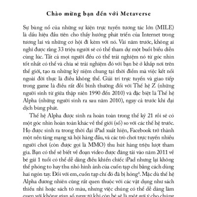Bước Chân Vào Metaverse - Để Khai Thác Nền Kinh Tế Tỷ Đôla