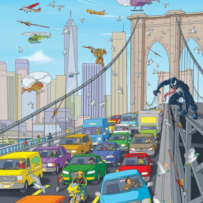 Sách ngoại văn: 3D Look And Find - Spiderman