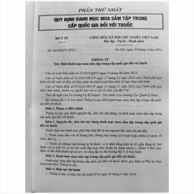 Sách Hướng Dẫn Công Tác Đấu Thầu, Quy Trình, Thủ Tục Lựa Chọn Nhà Thầu Mua Sắm Thuốc, Vật Tư, Trang Thiết Bị Y Tế - V2422D