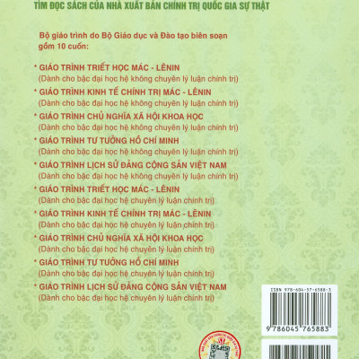 Combo 3 cuốn Giáo Trình Triết Học Mác – Lênin + Giáo Trình Kinh Tế Chính Trị Mác – Lênin + Giáo Trình Lịch Sử Đảng Cộng Sản Việt Nam (Dành Cho Bậc Đại Học Hệ Không Chuyên Lý Luận Chính Trị) – Bộ mới năm 2021