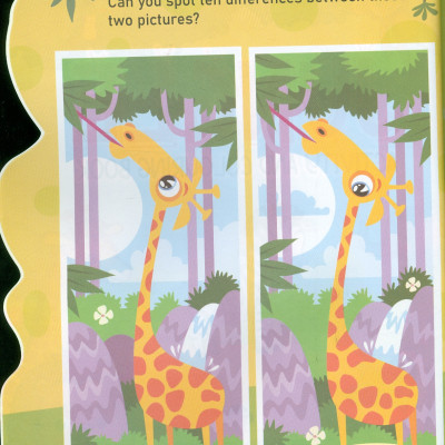 Jungle - Activity And Colouring Book (Sách Hoạt Động Và Tô Màu: Rừng Xanh)