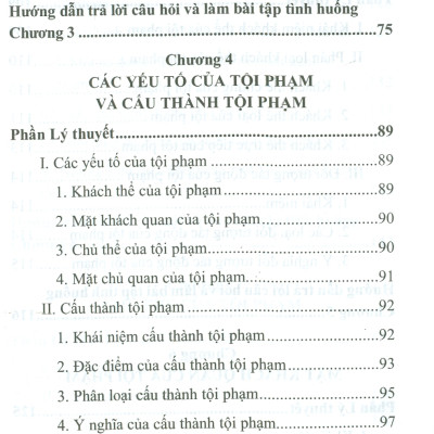 Hướng Dẫn Môn Học LUẬT HÌNH SỰ - Tập 1: Phần Chung