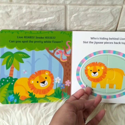 My First Jigsaw Jungle - Sách ghép hình: Rừng rậm