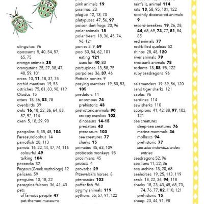 Lists For Curious Kids: Animals: 206 Fun, Fascinating And Fact-Filled Lists