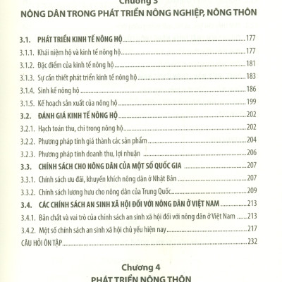 Giáo Trình Nông Nghiệp - Nông Dân - Nông Thôn