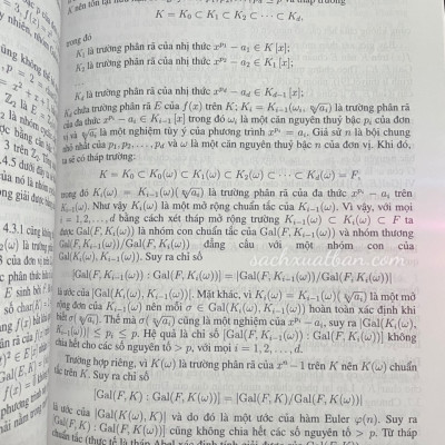 Sách Bài Tập Lý Thuyết Galois