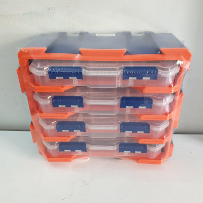 BỘ TỦ GỒM 4 HỘP NHỰA CHIA 13 NGĂN ĐỰNG LINH KIỆN 380X182X320M
M WTB8344 WADFOW - HÀNG CHÍNH HÃNG