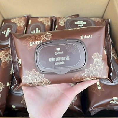 Hộp 20 cái khăn ướt và túi 30 khăn lau ban thờ Hương Trầm tự nhiên bao sái ban thờ thần tài ông địa