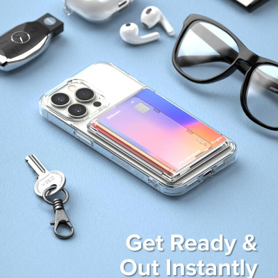 Ngăn Đựng Thẻ RINGKE Magnetic SIDE Slot Card Holder - Hàng Chính Hãng