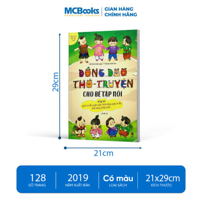 Sách - Đồng Dao Thơ Truyện Cho Bé Tập Nói