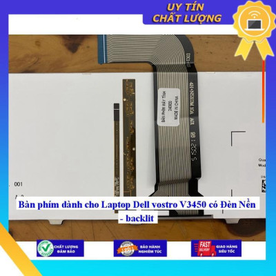 Bàn phím dùng cho Laptop Dell vostro V3450 có Đèn Nền  - Hàng Nhập Khẩu New Seal