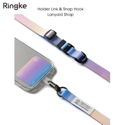 Dây đeo cho điện thoại RINGKE Holder Link & Snap Hook Lanyard Strap - Hàng Chính Hãng