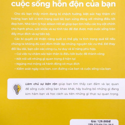 Tối Ưu Hóa Bản Thân - Làm Chủ Sự Bận Rộn