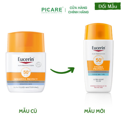 Kem Chống Nắng Cho Da Nhạy Cảm Eucerin Hydro Ultra Light SPF 50+ 50ml