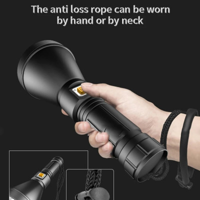 Đèn pin chiếu sáng mạnh cho thợ lặn TERINO T170 (dùng dưới nước, trên mặt đất, tầm chiếu xa 200m) - Hàng chính hãng