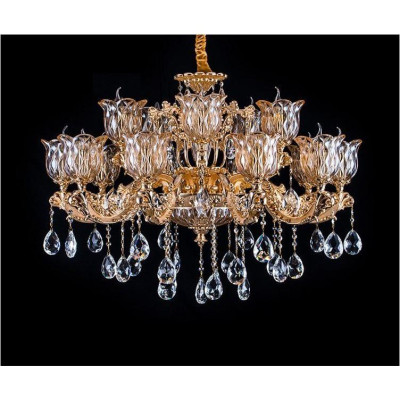 Đèn chùm COSHIA trang trí nội thất 15 độc đáo loại chuẩn xịn - kèm bóng LED chuyên dụng (ảnh thật 100%)