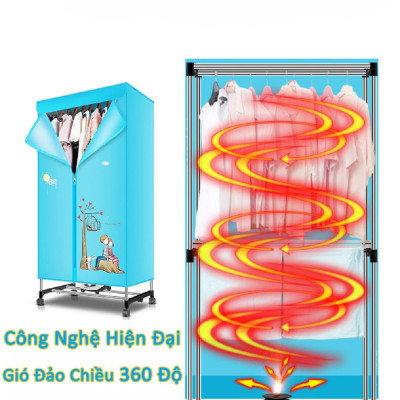 Tủ Sấy Quần Áo 2 Tầng Đa Năng ABG Clothes Dryer Nhiều Công Dụng Sấy Khô, Khử Mùi, Diệt Khuẩn Thiết Kế Đẹp Mắt Công Nghệ Tiên Tiến Thời đại –Hàng Chính Hãng