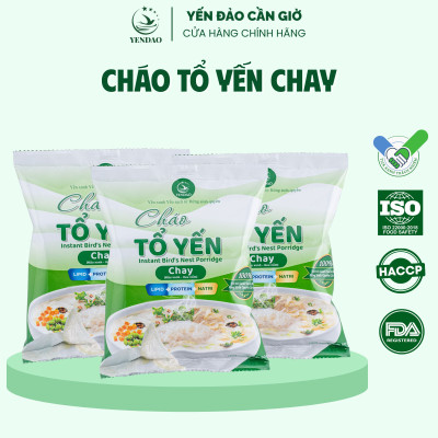 Yến Đảo - Gói Cháo Yến Chay Chất Lượng Giàu Dinh Dưỡng Ăn Liền Tiện Lợi Cho Mọi Người
