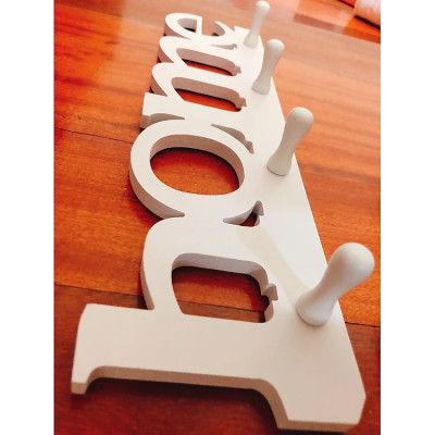 Móc gỗ treo tường Home 4 móc - Hàng chính hãng 