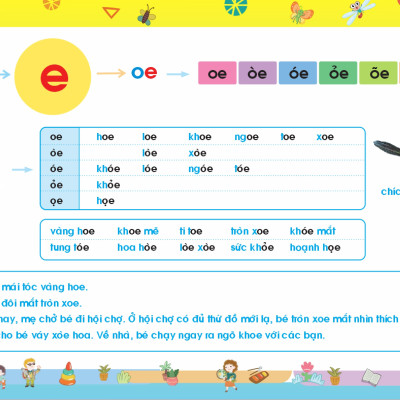 Sách Tập Đánh Vần Tiếng Việt - Phiên Bản Mới 5.0 Quét Mã QR